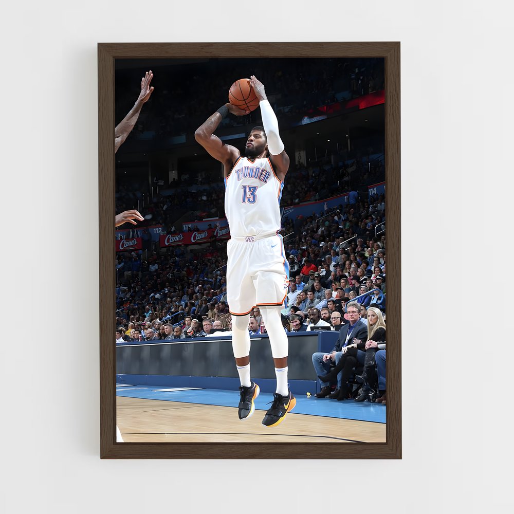 Poster Paul george – affiche Basketball (vue 5)
